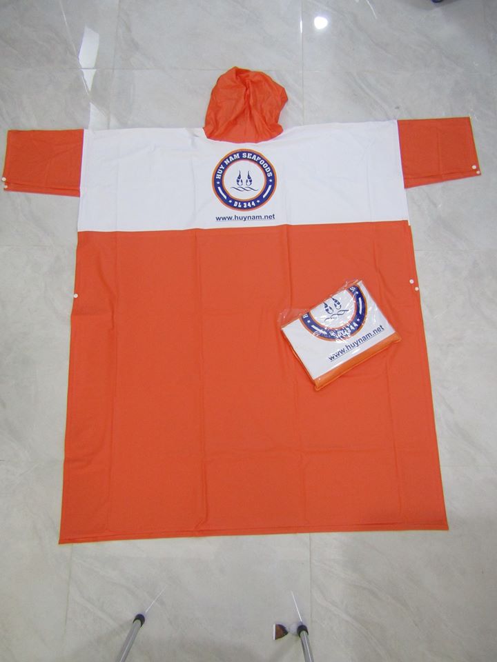 in áo mưa quà tặng HUY NAM SEAFOODS