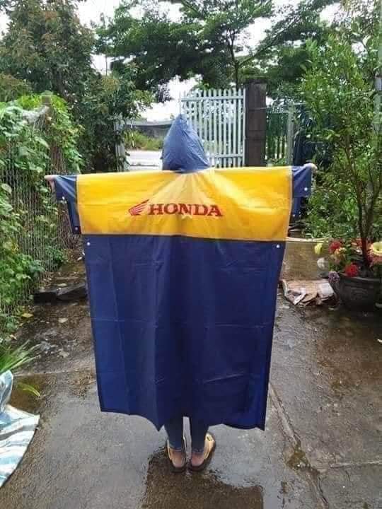 công ty in áo mưa giá rẻ in áo thương hiệu HONDA