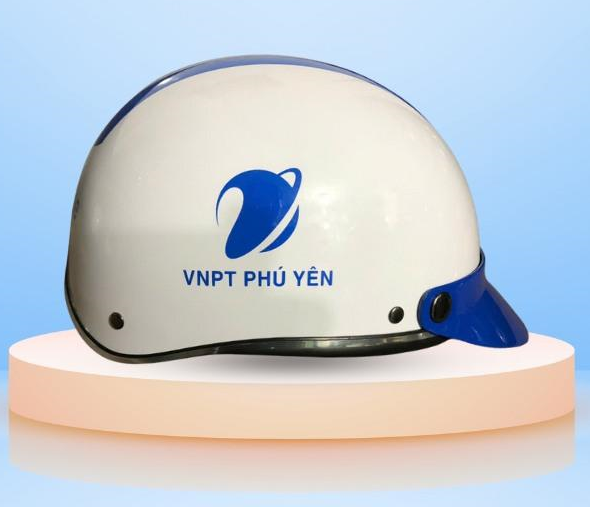 nón bảo hiểm quà tặng in logo VNPT