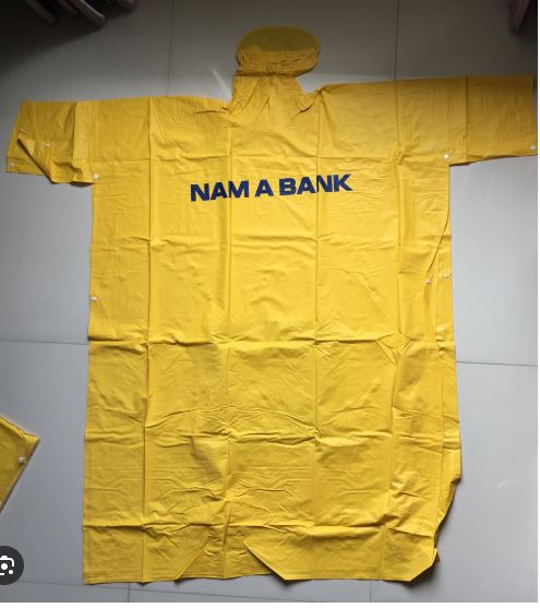 In áo mưa theo yêu cầu ngân hàng Nam Á Bank