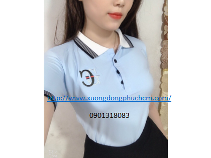 đồng phục áo thun đồng phục nhân viên xanh