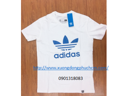 đồng phục công ty adidas màu trắng