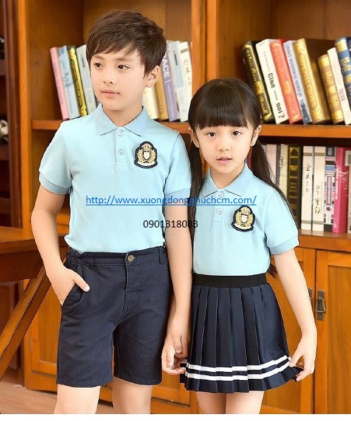 đồng phục học sinh mầm non và tiểu học m6