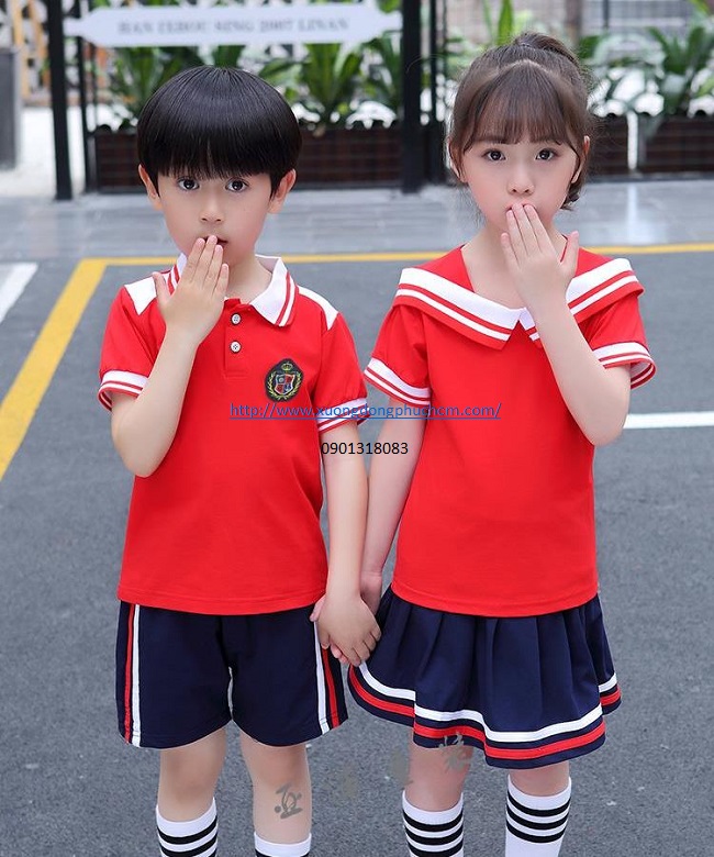 đồng phục học sinh mầm non và tiểu học m9