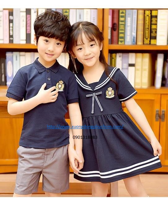 đồng phục học sinh mầm non và tiểu học m12