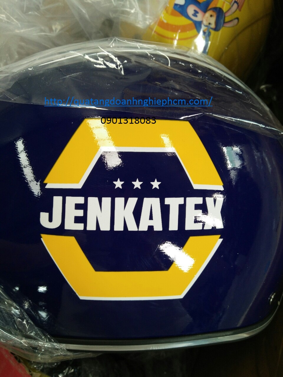 mũ bảo hiểm in logo thương hiệu lokatex