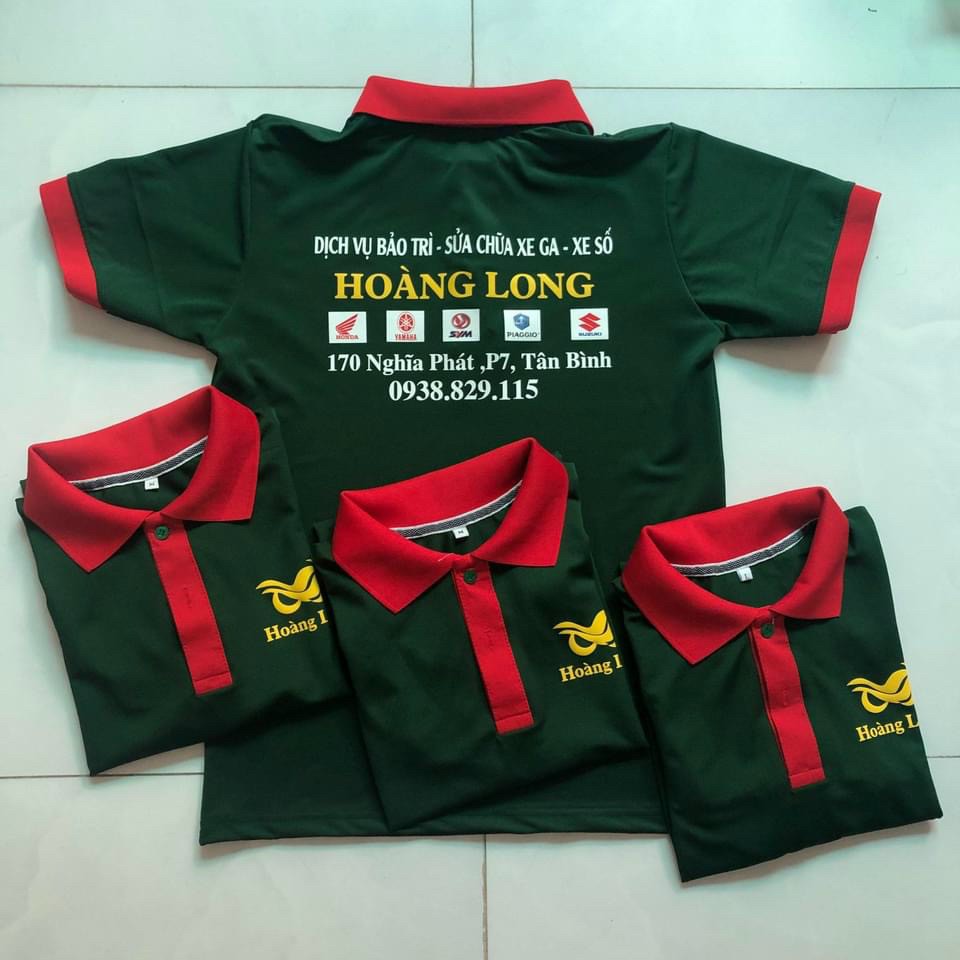 đồng phục công ty cửa hàng hoàng long