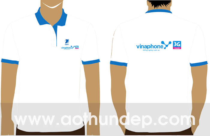 áo đồng phục nhân viên mẫu vinafone