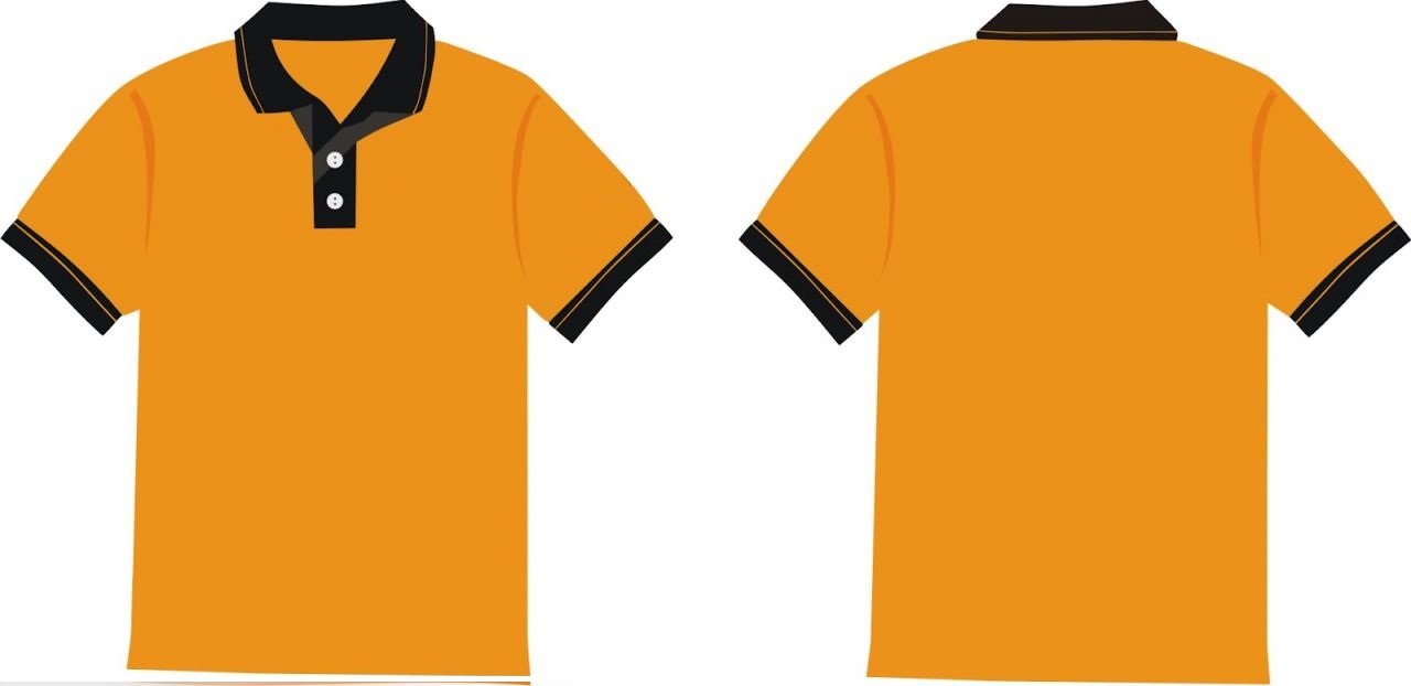 áo thun đồng phục màu cam đồng phục công nhân