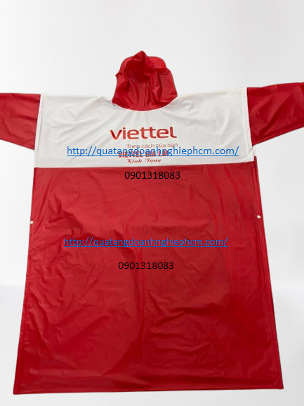 quà tặng áo mưa giá rẻ mẫu viettel