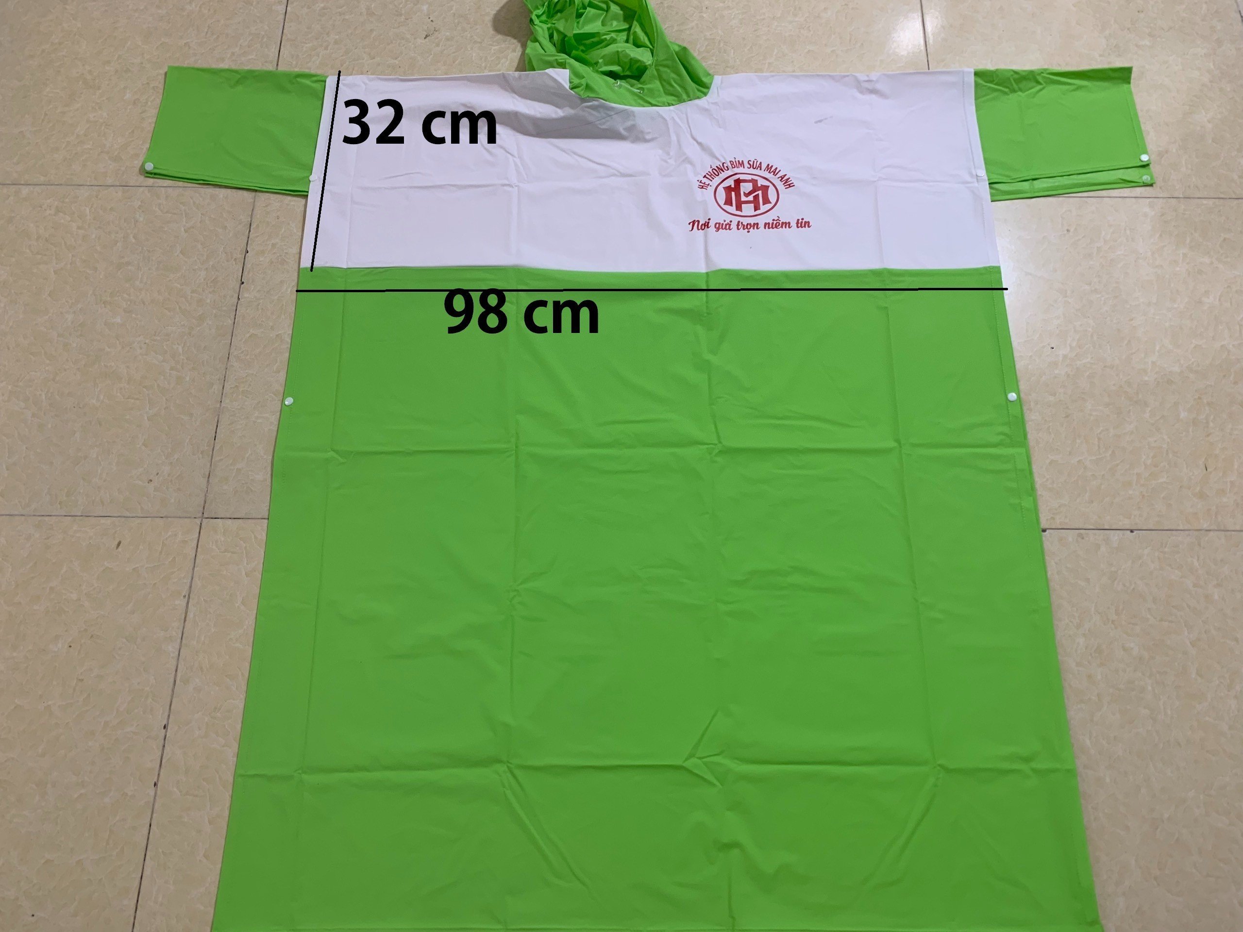 đặt áo mưa in logo công ty
