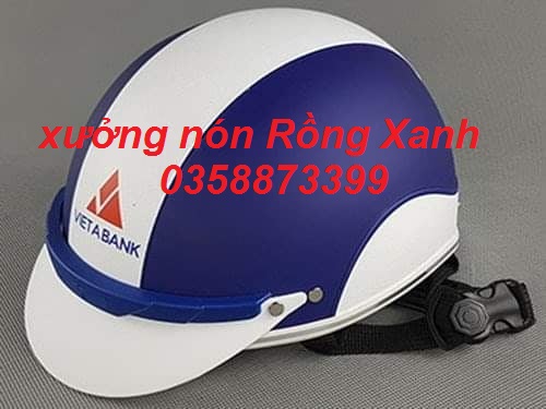 xưởng nón bảo hiểm giá rẻ nón bảo hiểm in logo viet á bank